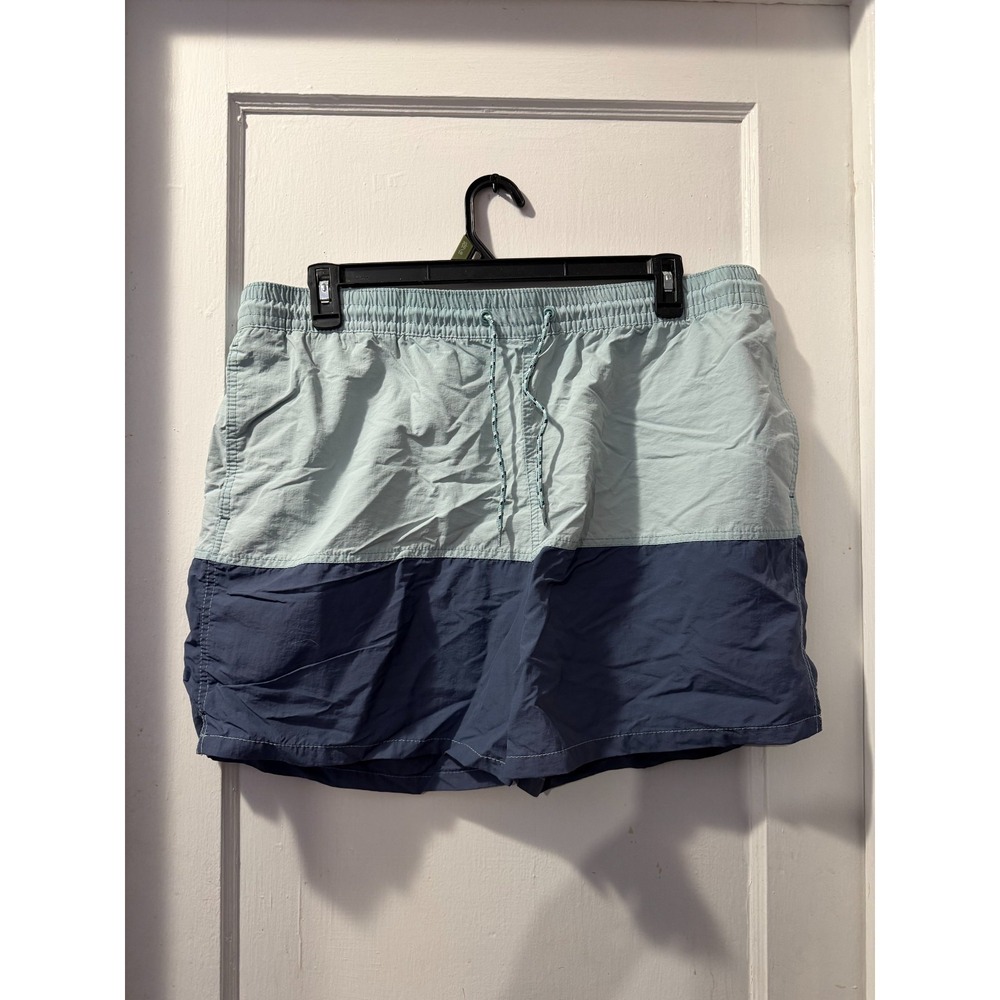 Goodfellow & Co Blue Colorblock Shorts in XL‎